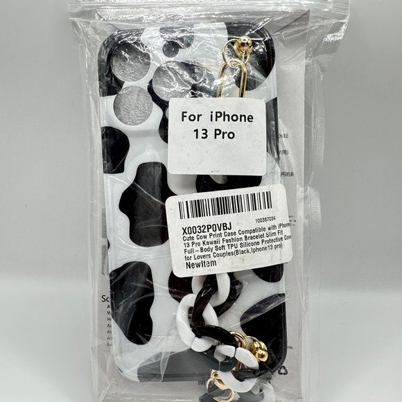 Cute Cow Print Case for IPhone 13 Pro - Picture 3 of 4